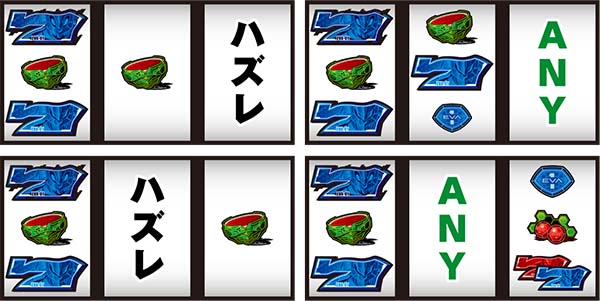 エヴァ暴走400通常時の打ち方〜左第1停止・14番の青7狙い