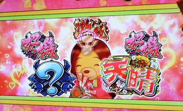 モグモグ風林火山天下泰平モード中の演出法則