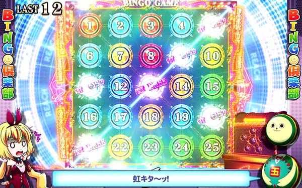 実況BINGO倶楽部CZ中の演出