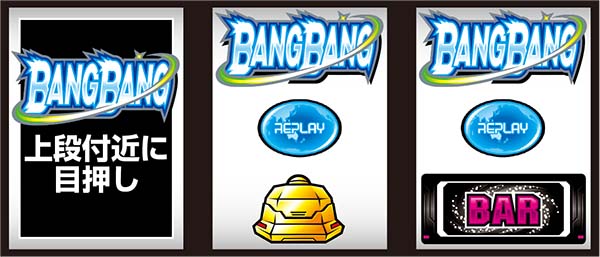 バンバンクロス1枚掛けフラグ判別