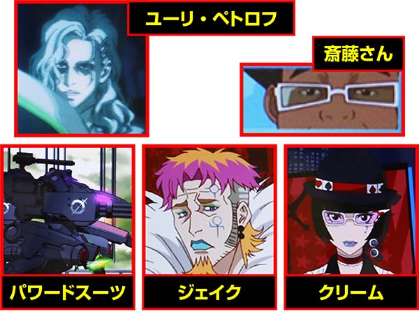 タイバニ開始画面キャラ