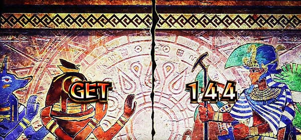 ピラミッドアイボーナス終了画面