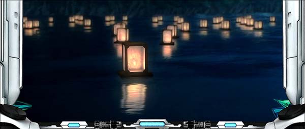 蒼穹のファフナー灯篭流し