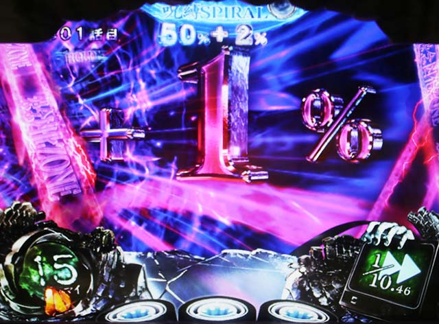 リング恐襲呪縛スパイラパーセント上乗せ