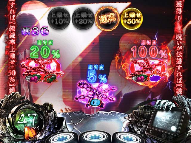 リング恐襲呪ノ波紋ゾーンで呪縛レベル昇格