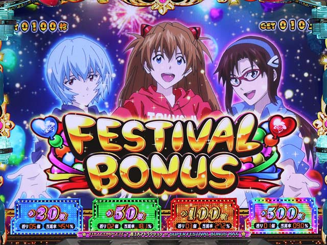 エヴァフェスフェスティバルボーナス