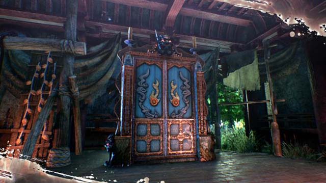 鬼武者鬼ノ試練終了画面お寺