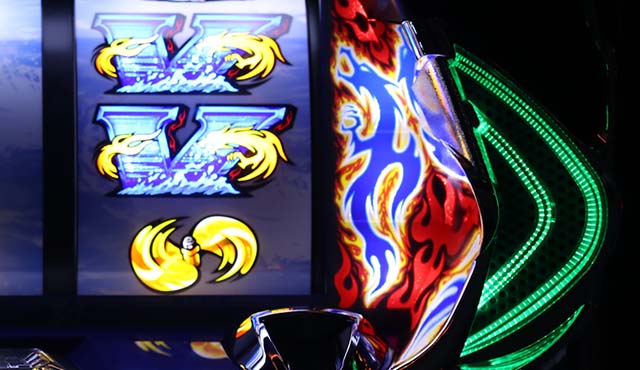 モンキーターン4リール右ランプ色