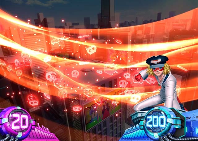 ヤッターマンBZモード・ドクロカーテン赤