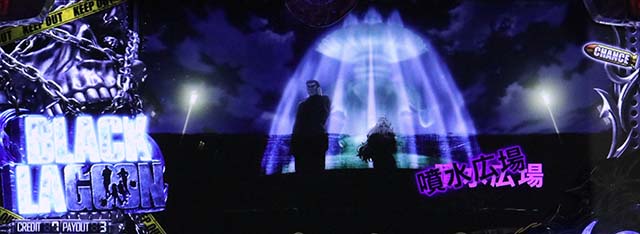 ブラクラ4夜ステージ噴水広場