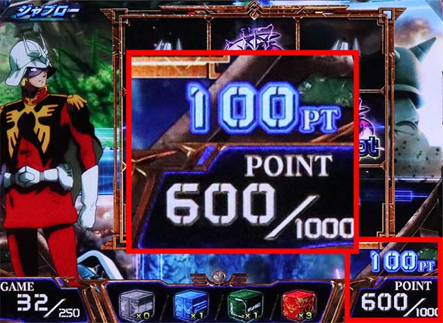 S逆襲のシャアポイント