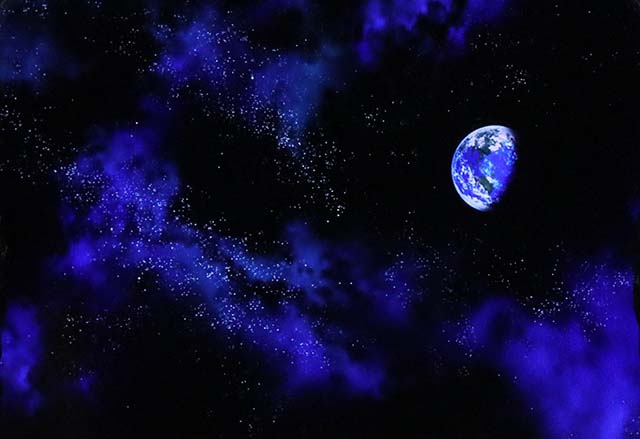 S逆襲のシャアAT終了画面宇宙空間+地球