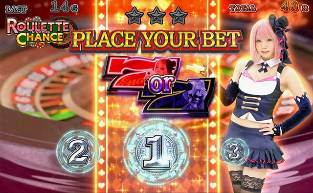 ハイパーブラックジャックBIGルーレットチャンス2択