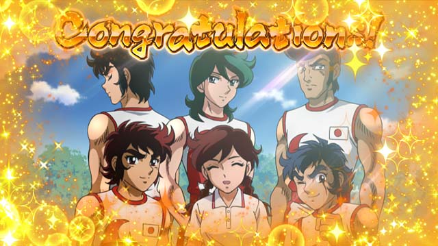 リンかけコングラッチュレーション画面