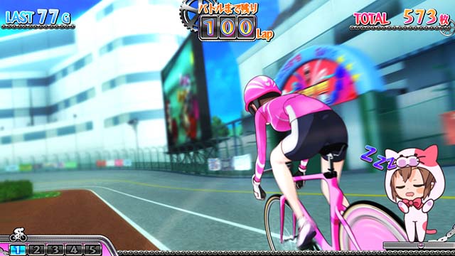 ガールズケイリンシナリオ示唆系演出