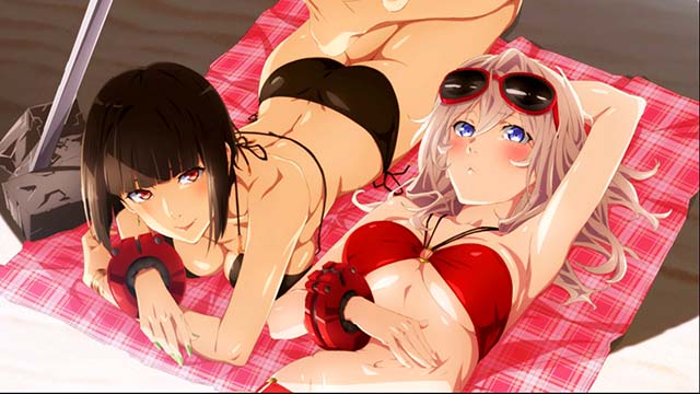 ゴッドイーター ジ・アニメーション終了画面水着