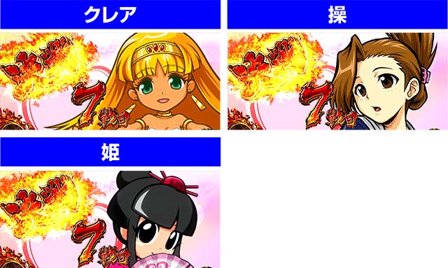 政宗3ボーナス開始画面クレア操姫設定4以上