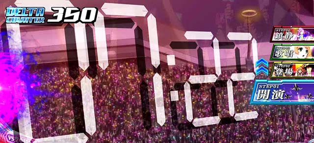 マクロスデルタCZ前兆ステージワクチンライブ