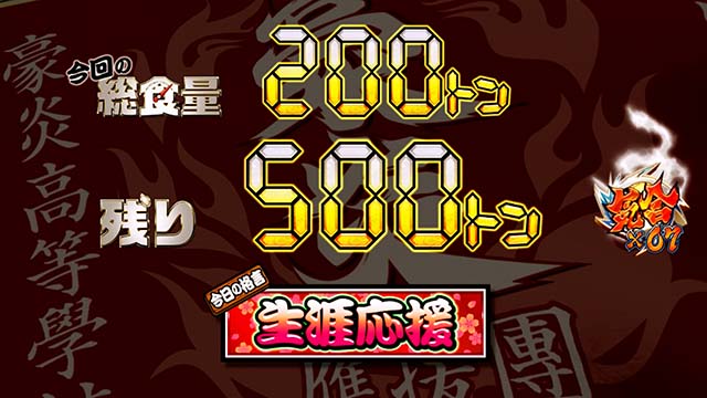 豪炎高校應援團 檄天丼チャレンジ終了格言赤