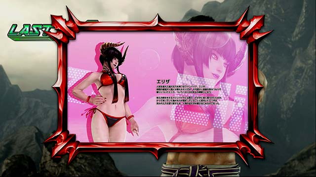 鉄拳4デビルオープニングチャージキャラカード赤