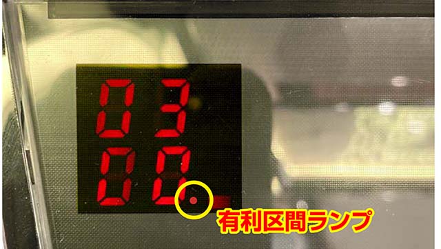 パチスロ Wake Up, Girls！ Seven Memories有利区間ランプ