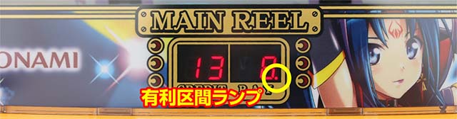 マジハロ8有利区間ランプ