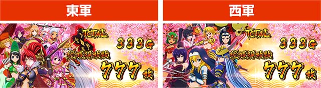 戦国乙女ダークネスAT終了画面デフォルト