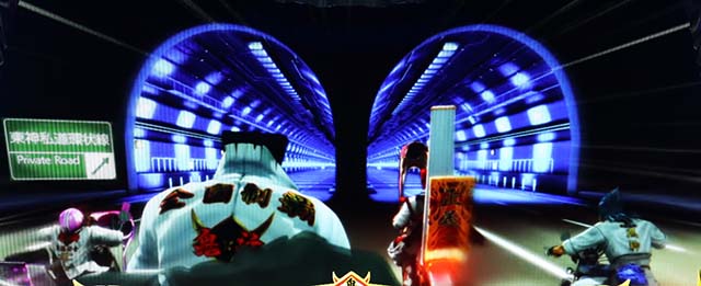 鬼浜激闘謳歌トンネル演出ダブル青ナビ