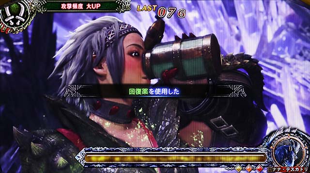 モンハン黄金狩猟CZ回復薬