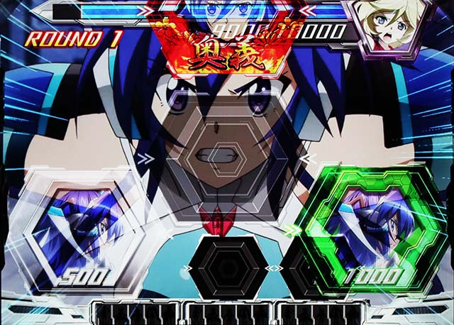 シンフォギアCZパネル選択煽り演出