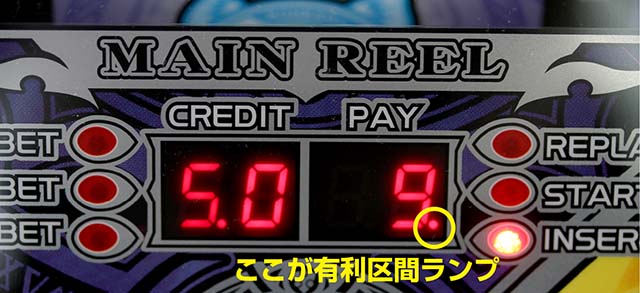 ハイスクールDD有利区間ランプ