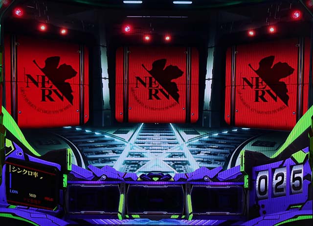 エヴァ魂の共鳴ステージエントリー赤シャッター