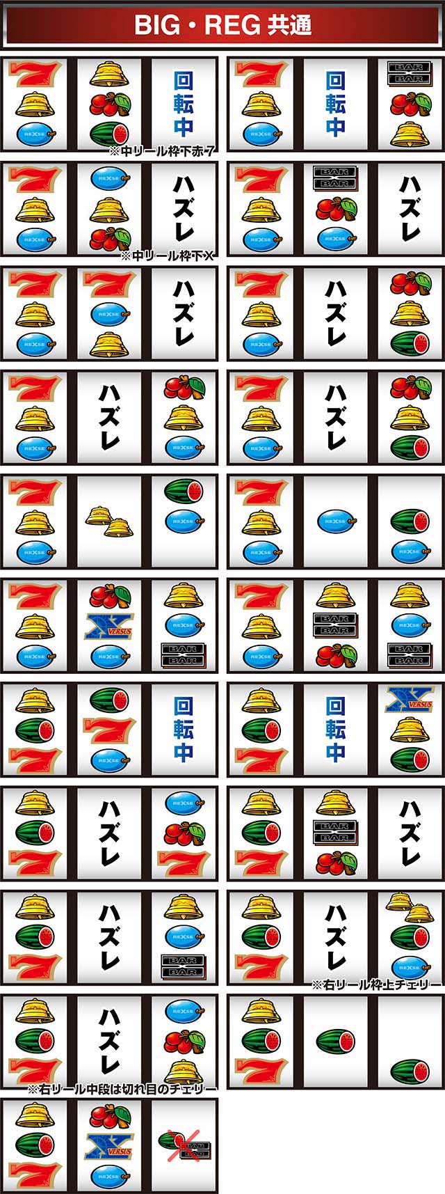 バーサスリーチ目