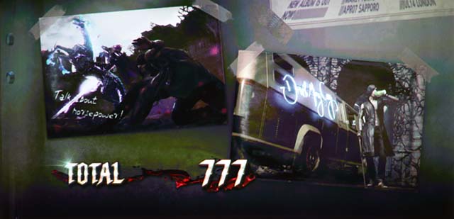 デビルメイクライ5ボーナスAT終了画面