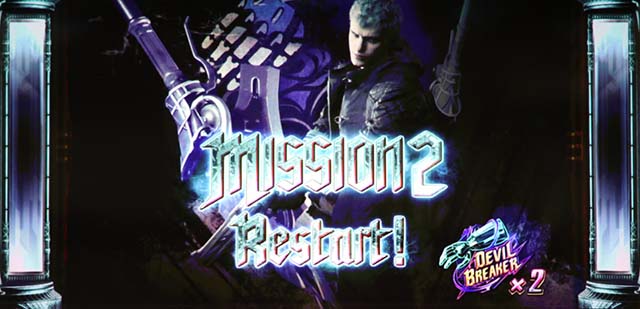 デビルメイクライ5デビルバトル敗北画面