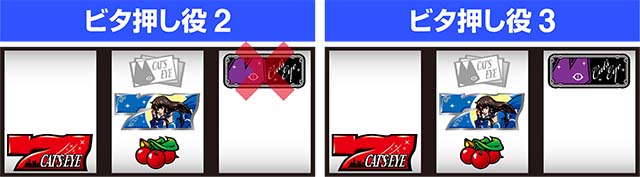 キャッツ・アイビタ押し役判別