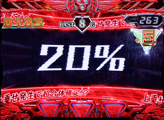 アクエリオンオールスターズ（超）合体ゾーン確率表示演出