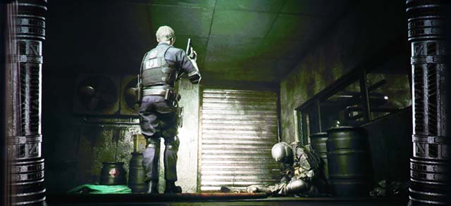 バイオハザードRE2通常時待機画面特殊部隊