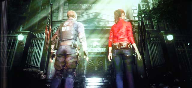 バイオハザードRE2AT後外観ステージ