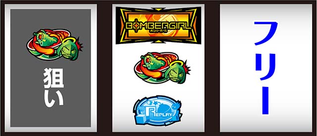 ボンバーガール打ち方中押し