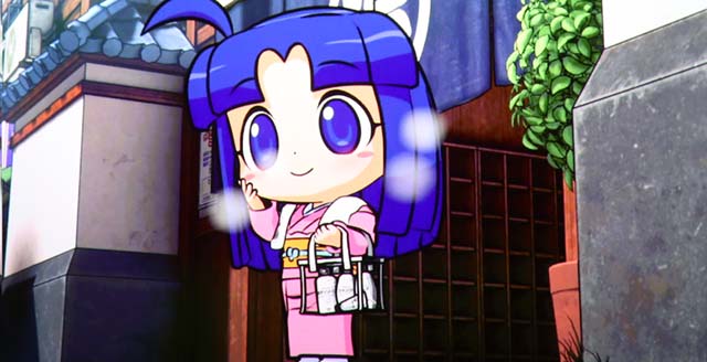 花火絶景銭湯演出葉月登場