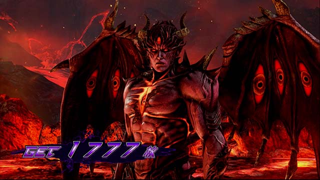 鉄拳4アルティメットデビルデビルラッシュ終了画面