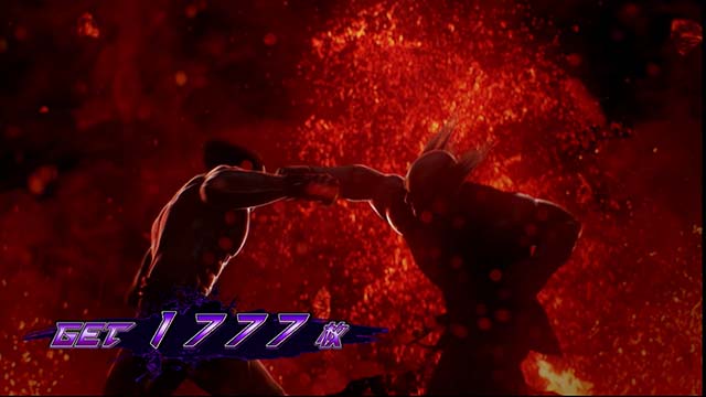 鉄拳4アルティメットデビルデビルラッシュ終了画面