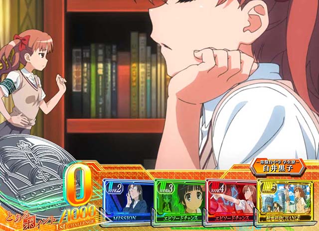 パチスロとある科学の超電磁砲レールガン通常時ステージ