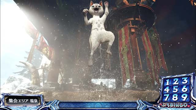 パチスロモンハンアイスボーン温泉演出