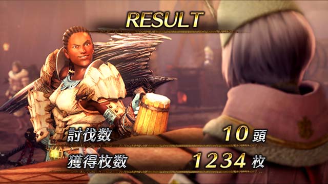 パチスロモンハンアイスボーンボーナス終了画面