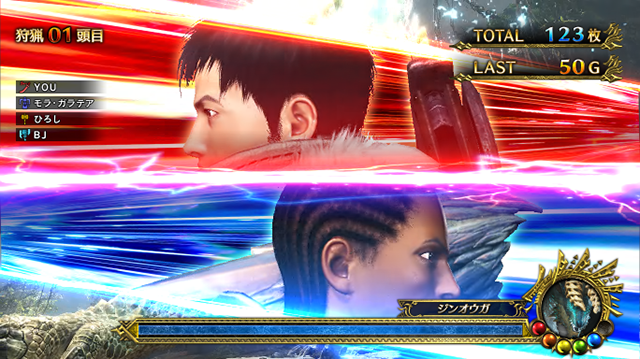 ミッション中パチスロモンハンアイスボーンAT演出