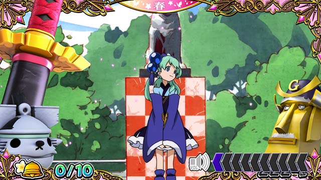 戦国コレクション5デモ画面