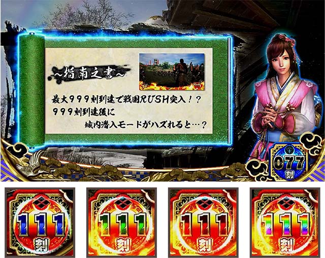 戦国無双3刻数の色