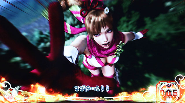 パチスロ戦国無双3前兆中